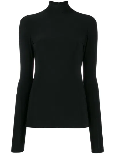 Norma Kamali Turtle-neck Sweater In Black