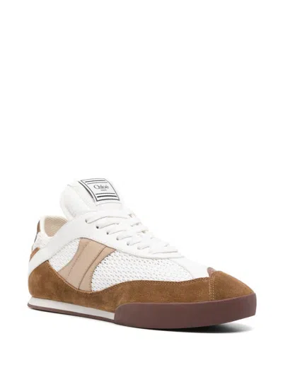 Chloé Chloe Kick Brown Sneakers In Multi