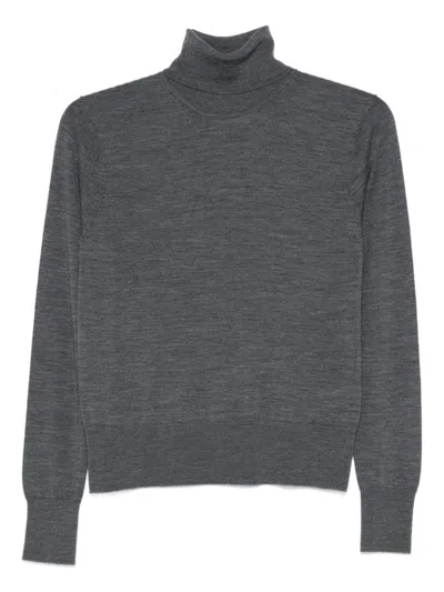 Forte Forte Wool Turtle-neck Sweater In Gray