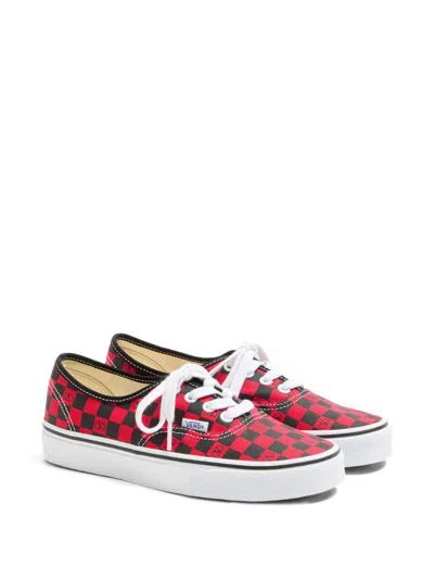 Valentino Garavani X Vans Canvas Sneakers In Red