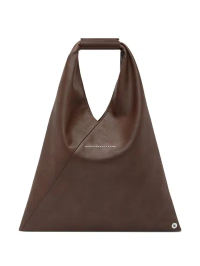 Mm6 Maison Margiela Japanese Small Handbag In Brown