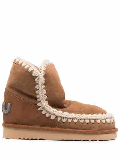 Mou Eskimo 18 Glitter Logo Boots In Multi