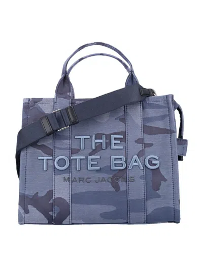 Marc Jacobs The Medium Camo Tote In Blue