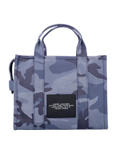 Marc Jacobs The Medium Camo Tote In Blue