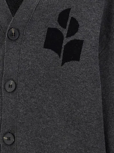 Isabel Marant 'curtis' Cardigan In Gray
