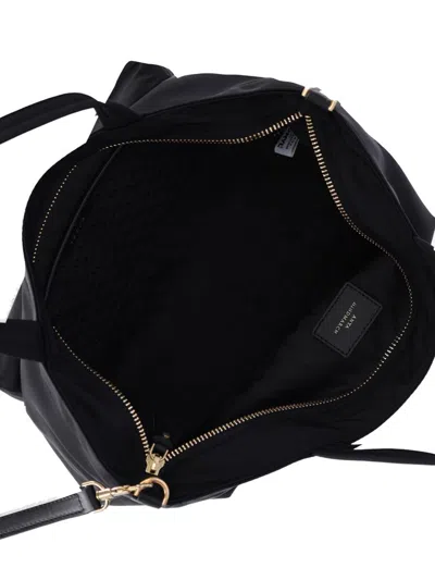 Anya Hindmarch Women Black Nylon Mini Eyes Handbag