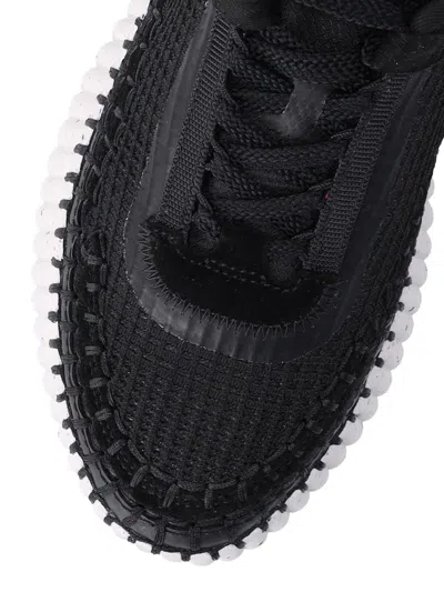 Chloé Fabric Sneakers With Suede Profiles In Black