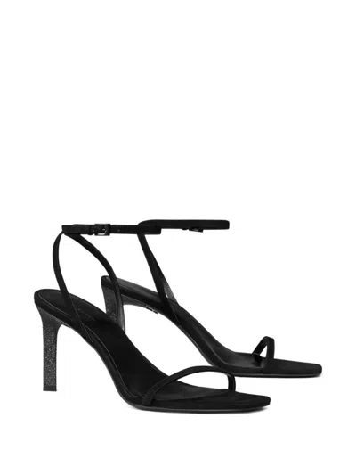 Tory Burch "pave" Heel Sandal 90mm Shoes In Black