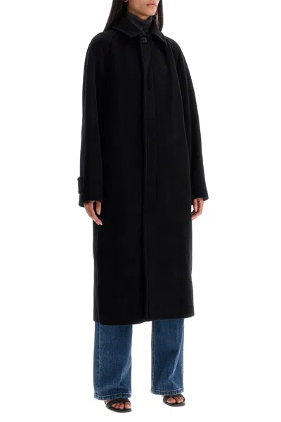 Filippa K Wool Carcoat In Black