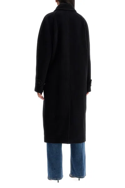 Filippa K Wool Carcoat In Black
