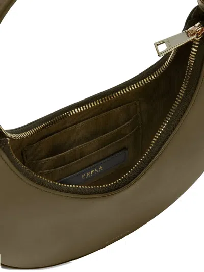 Furla Delizia Mini Shoulder Bag In Brown