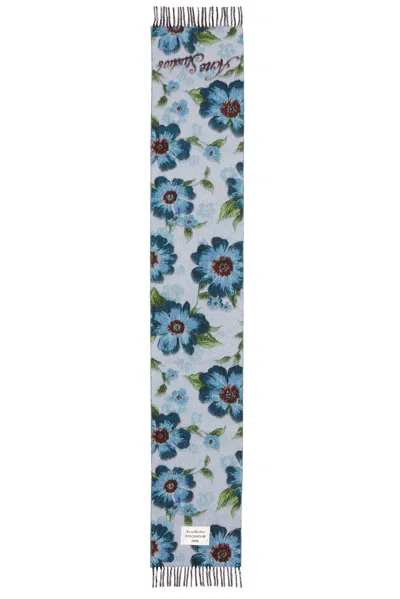 Acne Studios Flower Scarf In Multi
