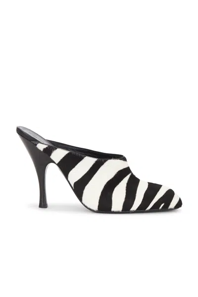 Khaite Colt 100 Zebra-print Calf Hair Mules In Multi