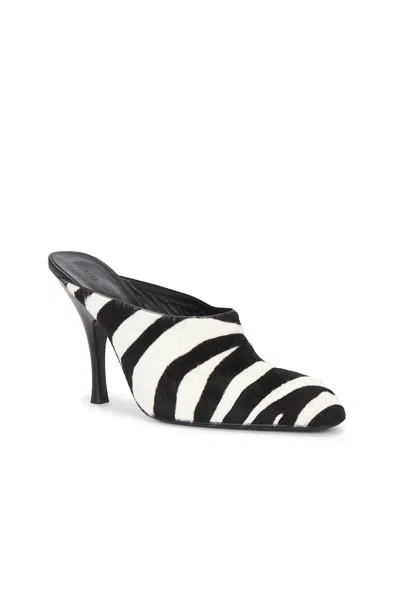 Khaite Colt 100 Zebra-print Calf Hair Mules In Multi