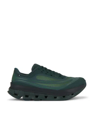 On Cloudflow 5 Ad Rubber-trimmed Mesh Sneakers In Green