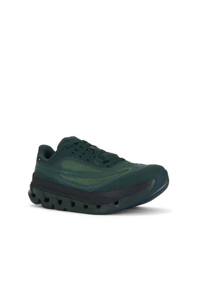 On Cloudflow 5 Ad Rubber-trimmed Mesh Sneakers In Green
