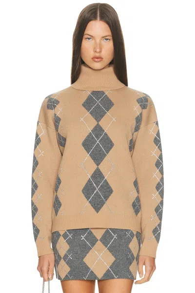 Retroféte Alberte Embellished Sweater In Neutral
