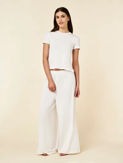 Papinelle Kate Modal Soft Tee In White