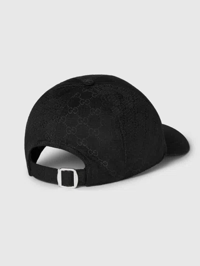 Gucci Gg Ripstop Baseball Cap In Black