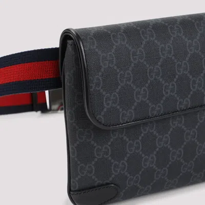 Gucci Gg Textile Belt Bag Men In Black