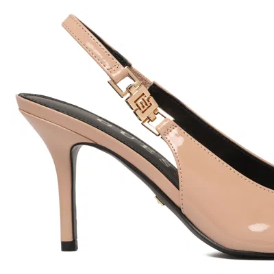 Guess Nude Pu Heel In Neutral