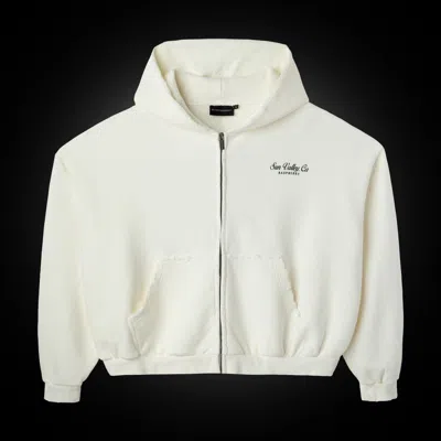 Pre-owned The Gv Gallery Gv Gallery Sun Valley Raspberry Hoodie In White