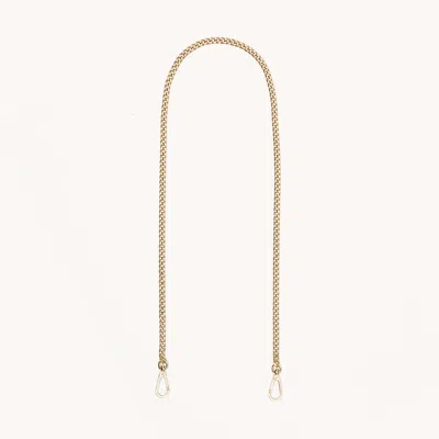 Hammitt Metal Chain Long Strap Gold In Red