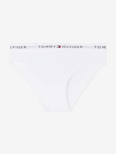 Tommy Hilfiger Girls 2 Pack Bikini Knickers Set In White