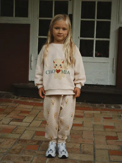 Konges Slojd Konges Sløjd Girls Belli Miao Amore Joggers In Neutral