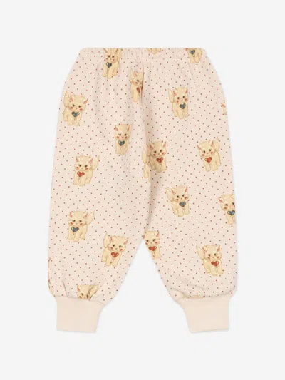 Konges Slojd Konges Sløjd Girls Belli Miao Amore Joggers In Neutral