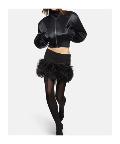 Attico Bomber Black In Black