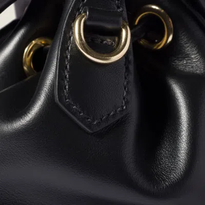 Miu Miu Leather Mini-backpack In Black