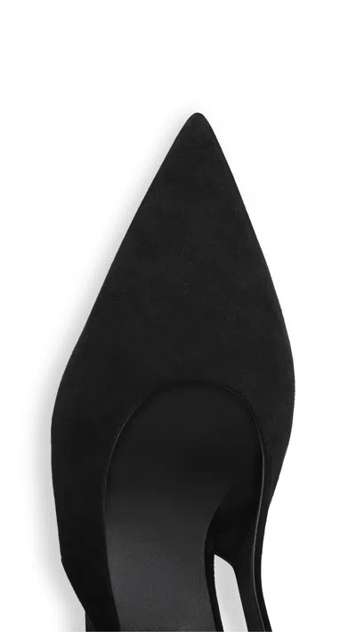 Alaïa Slingback Wedge Sandals In Black