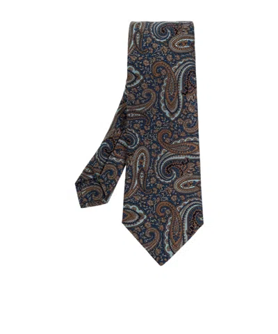 Etro Paisley-patterned Tie In Black