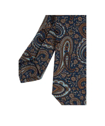 Etro Paisley-patterned Tie In Black