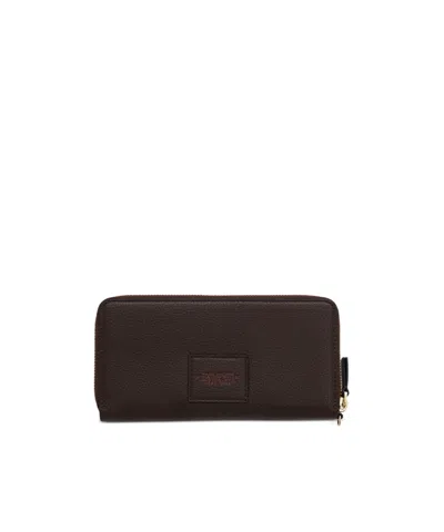 Marc Jacobs Zip Wallet In Brown