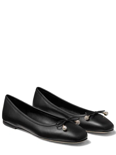 Jimmy Choo Elme Flat In Black