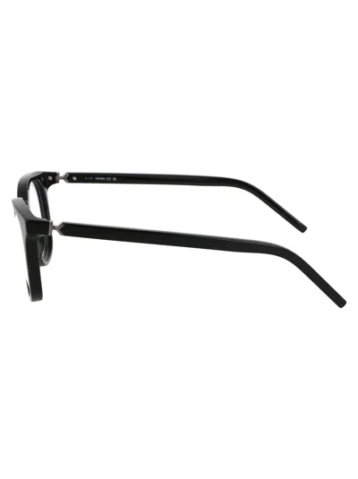 Kenzo Shiny Black Plastic Glasses In Black