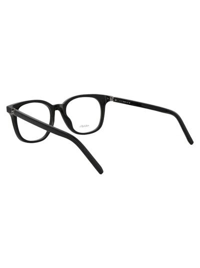 Kenzo Shiny Black Plastic Glasses In Black