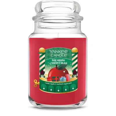 Yankee Candle Big Apple Christmas Original Large Jar Candle, 22 oz In Red