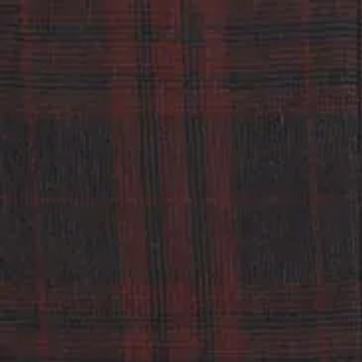 Aspesi Micro-patterned Cotton Linen Trousers In Brown