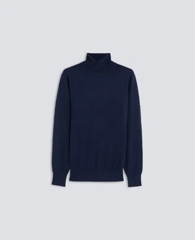 Aspesi M196 Knitwear In Blue Wool In Blue