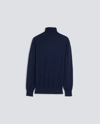 Aspesi M196 Knitwear In Blue Wool In Blue
