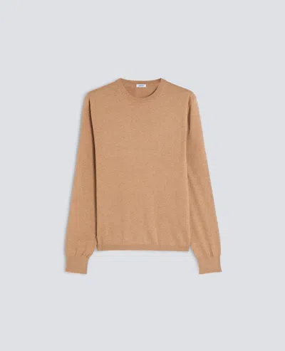 Aspesi Merino Wool Turtleneck Sweater In Brown