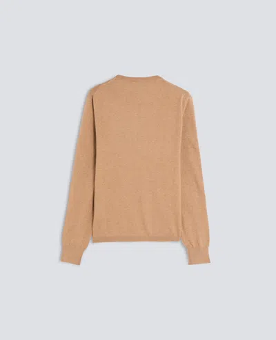 Aspesi Merino Wool Turtleneck Sweater In Brown