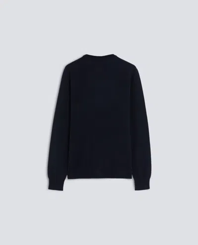 Aspesi Merino Wool Turtleneck Sweater In Blue