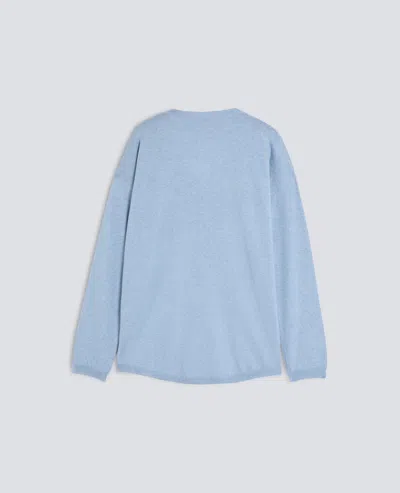 Aspesi Merino Wool Turtleneck Sweater In Blue