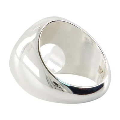 Marine Serre Moon Ring In Metallic