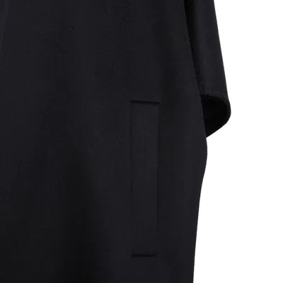 Max Mara Black Camel Coat In Black