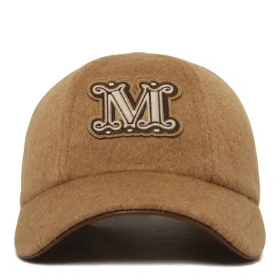 Max Mara Camel Camel Hat In Brown